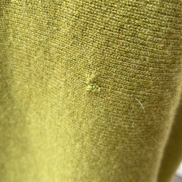 Eileen Fisher 100% wool beautiful dark olive green sweater - Picture 6 of 11